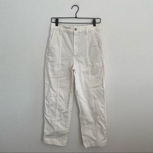 EVERLANE Women’s Size 6 White High Rise Denim Wide Leg Jean